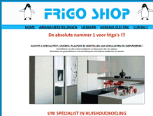 Tablet Screenshot of frigoshop.be